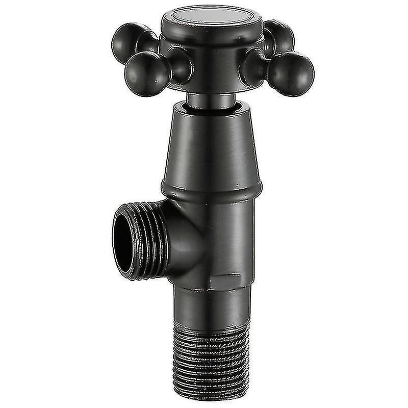 Faucet Interfaceblack Angle Valve1pcs