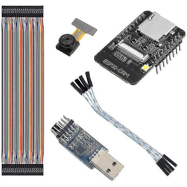 Esp32-cam Wifi + Bluetooth Module Camera Module Development Board Esp32 Camera Ov2640 Seriale Ftdi Ft232rl Jumper Wire
