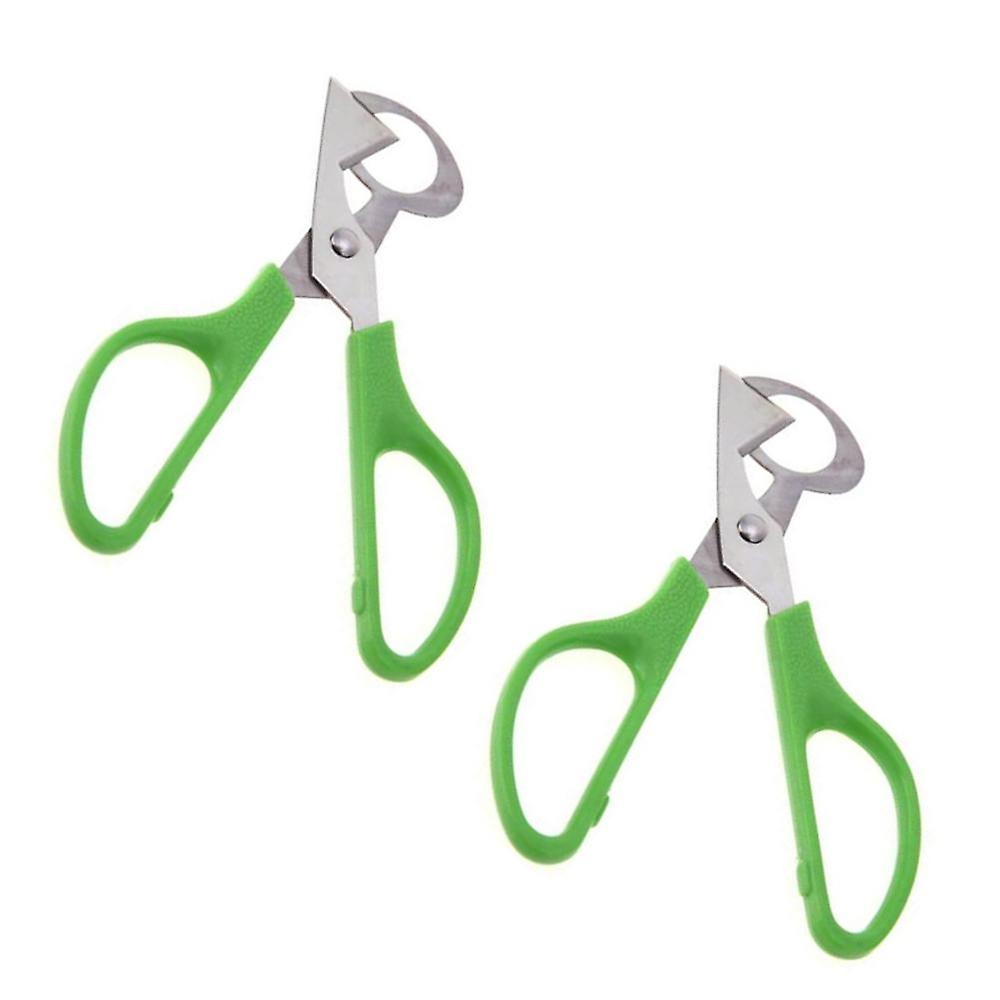 2 Pieces Eggshell Scissors Stainless Steel for Cutting Quail Eggs