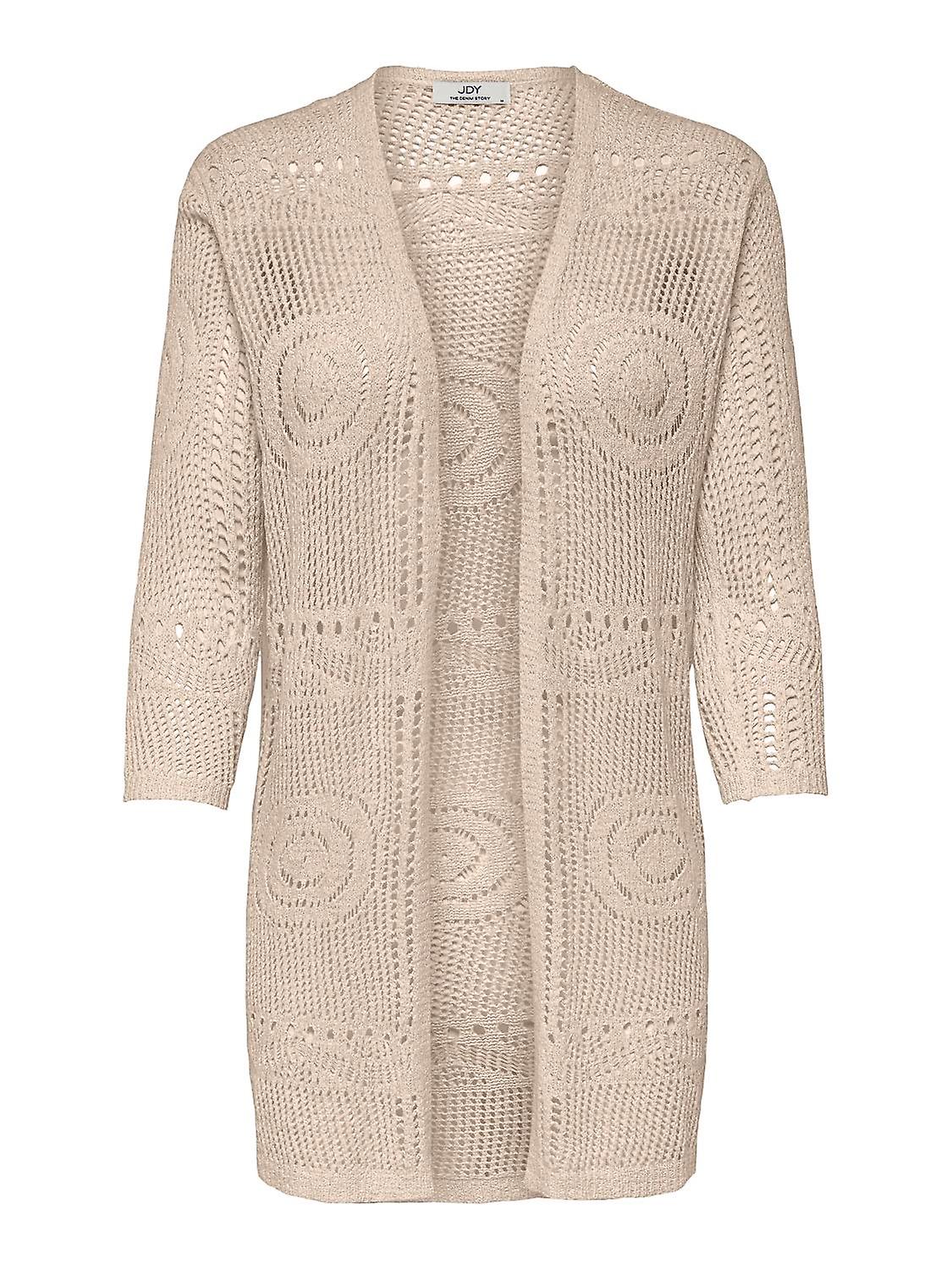 JDY Damesvest V-hals 3/4 mouw zijsplitten Elegant jack