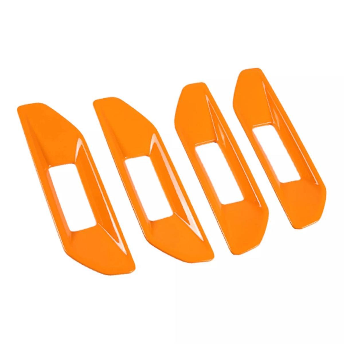 For 2023 2024 Car Door Armrest Cover Frame Trim Interior Accessories Orange