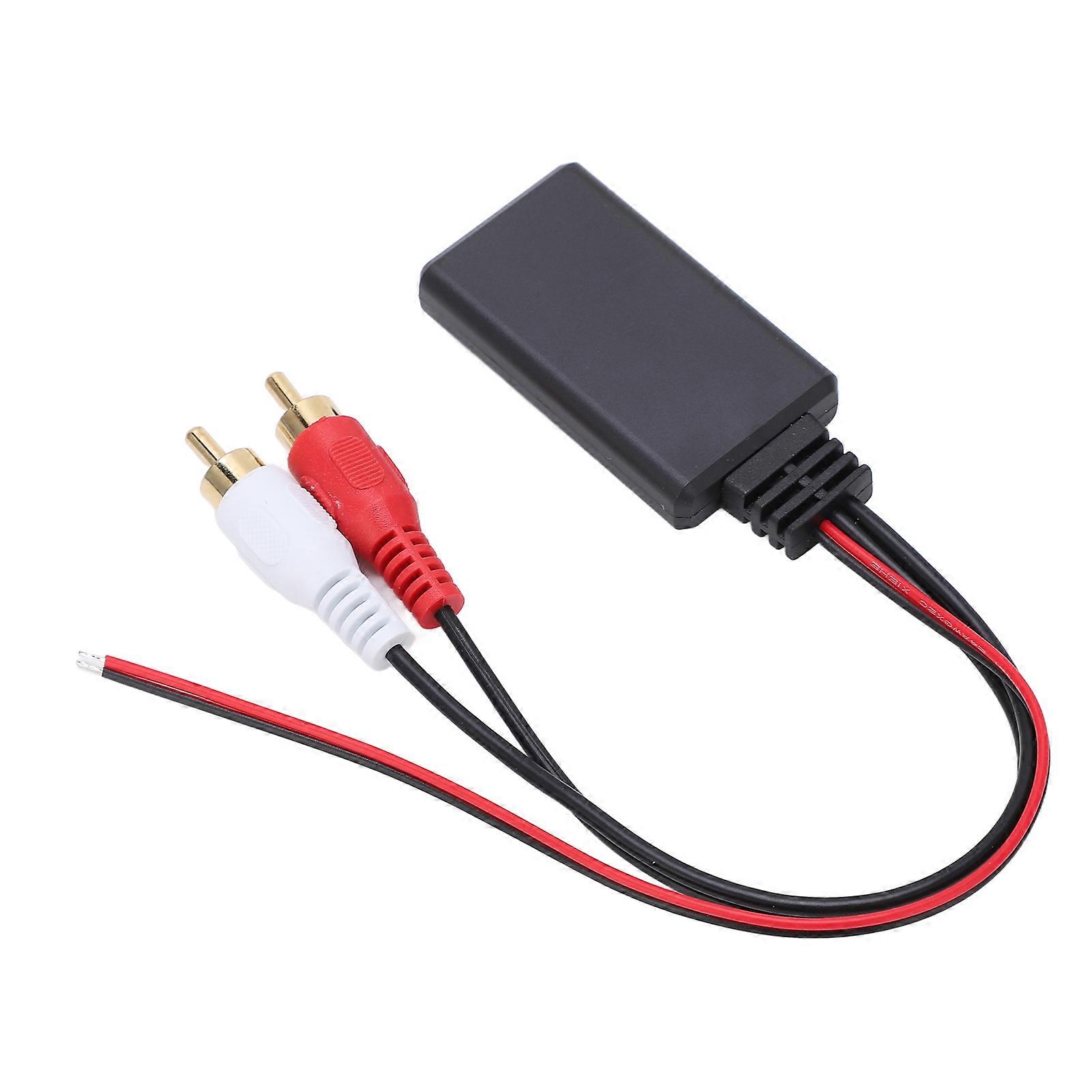 Car Radio 2 RCA Bluetooth 5.0 AUX Audio Adapter Wireless Cable