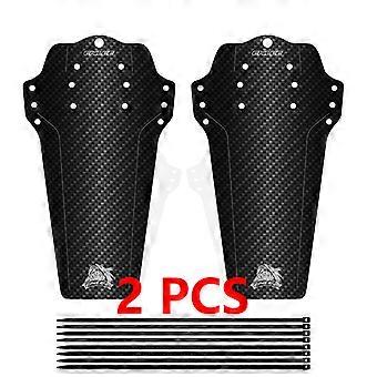 1/2 PCS Bike Mud Guard Bicycle Fenders Carbon Fiber Front/Rear Wheel Universal Mudguard Bike Wings Mud Flaps Fenders