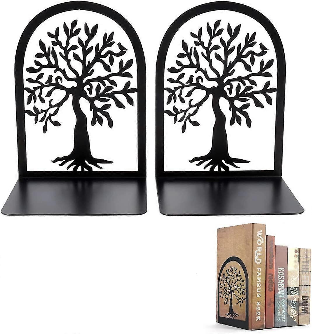 Bookends, Mini Book Holder, Schools, Design, CD, Library Book Shelf, Black 1 Pair