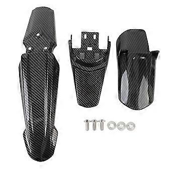 Front Rear Mud Guard High Strength Dirt Protector Cushion Mudguard Shock Flap for SURRON Light Bee X S Carbon Fiber Style E2U612