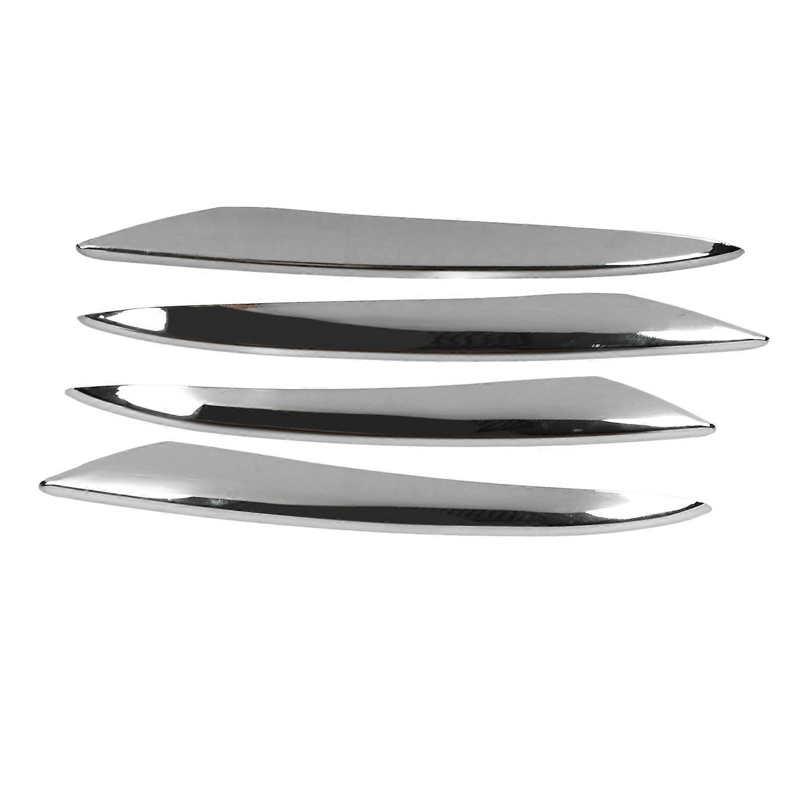 4PCs Front Fog Lamp Strips Trim Sticker Replacement for Mercedes?Benz E Class W213 AMG Line E43