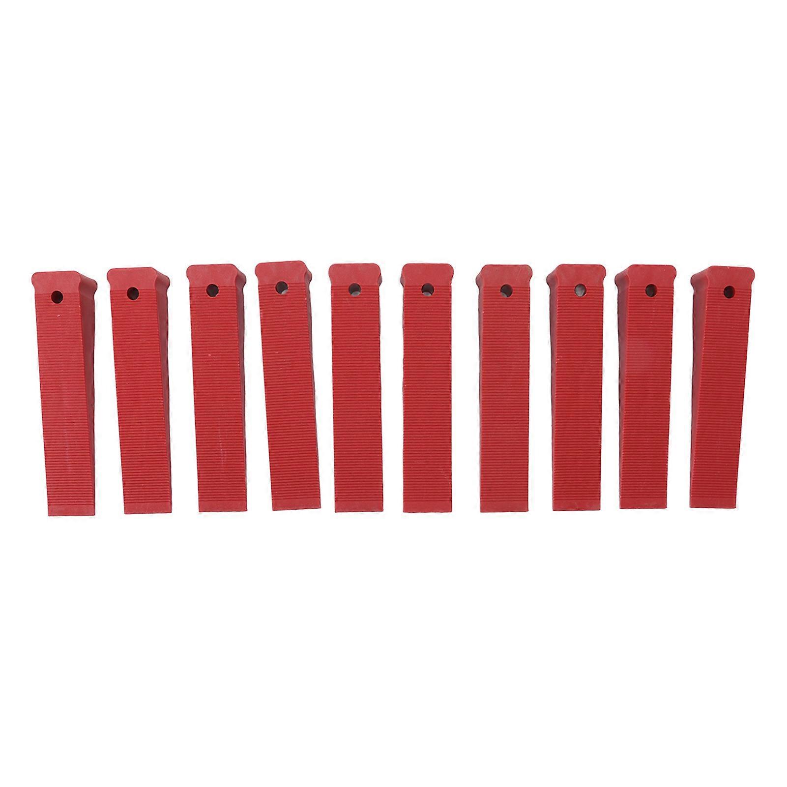 10 Pcs Door Stoppers Lightweight Compact Reusable Leveling Pad Door Window Installation Wedge