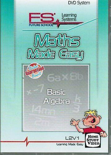 Maths Made Easy Basic Algebra L2V1 DVD - Region 2