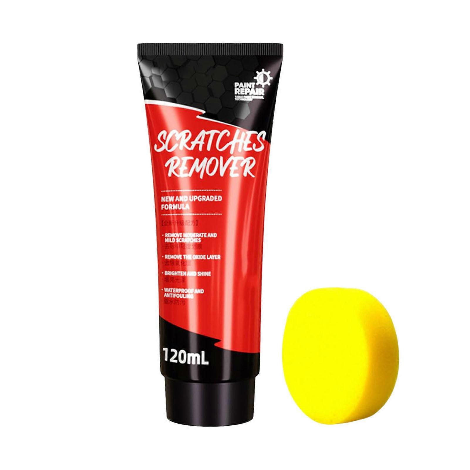 Car Scratch Remover Wax Car Scratch Repair Paste Polishing Wax with Sponge Applicator Easy to Use Car Paint Restoration Wax for All Paints Shallow Scr
