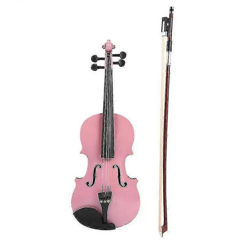 acoustic violin gloss fiddle with case