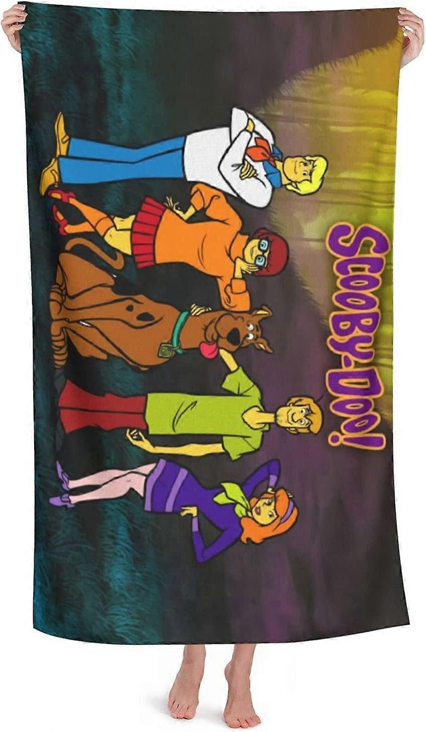 Scooby-Doo Beach Towel Quick Dry Pool Bath Towel Soft Gym Towel