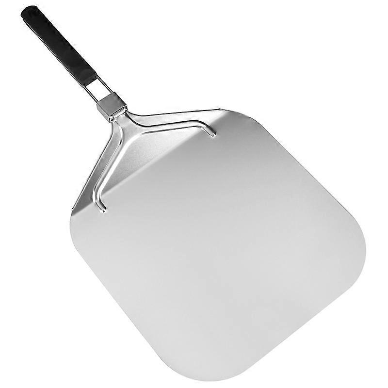 Folding Aluminum Pizza for Pizza Stone,Professional Home Pizza Shovel for Baking Pizza and Cake on