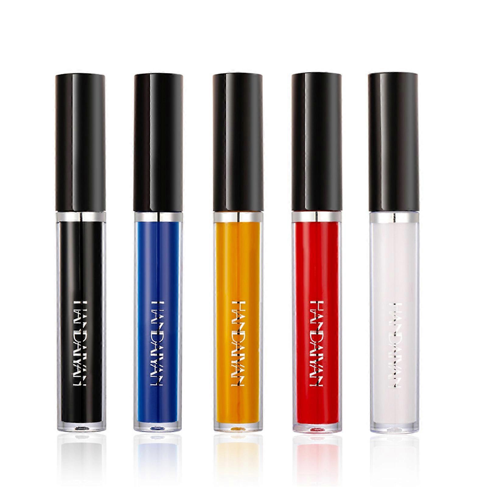5 Colors Liquid Lip Gloss Pigment Set DIY Lip Gloss Pigment Cosmetic Dye for Lip DIY Making Lip Gloss