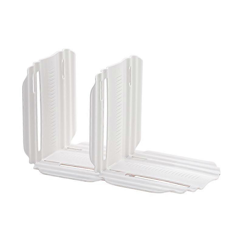 Telescopic Adjustable Cabinet Divider Free Combination Expandable Bookend Clothes Shelf Storage