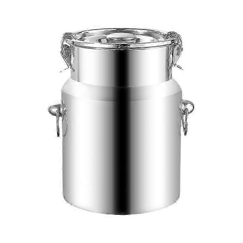 5L / 9L / 14L المحكم الفولاذ المقاوم للصدأ براميل نقل الحليب - 201 إبريق حليب دلو مع غطاء مختوم- Yvan