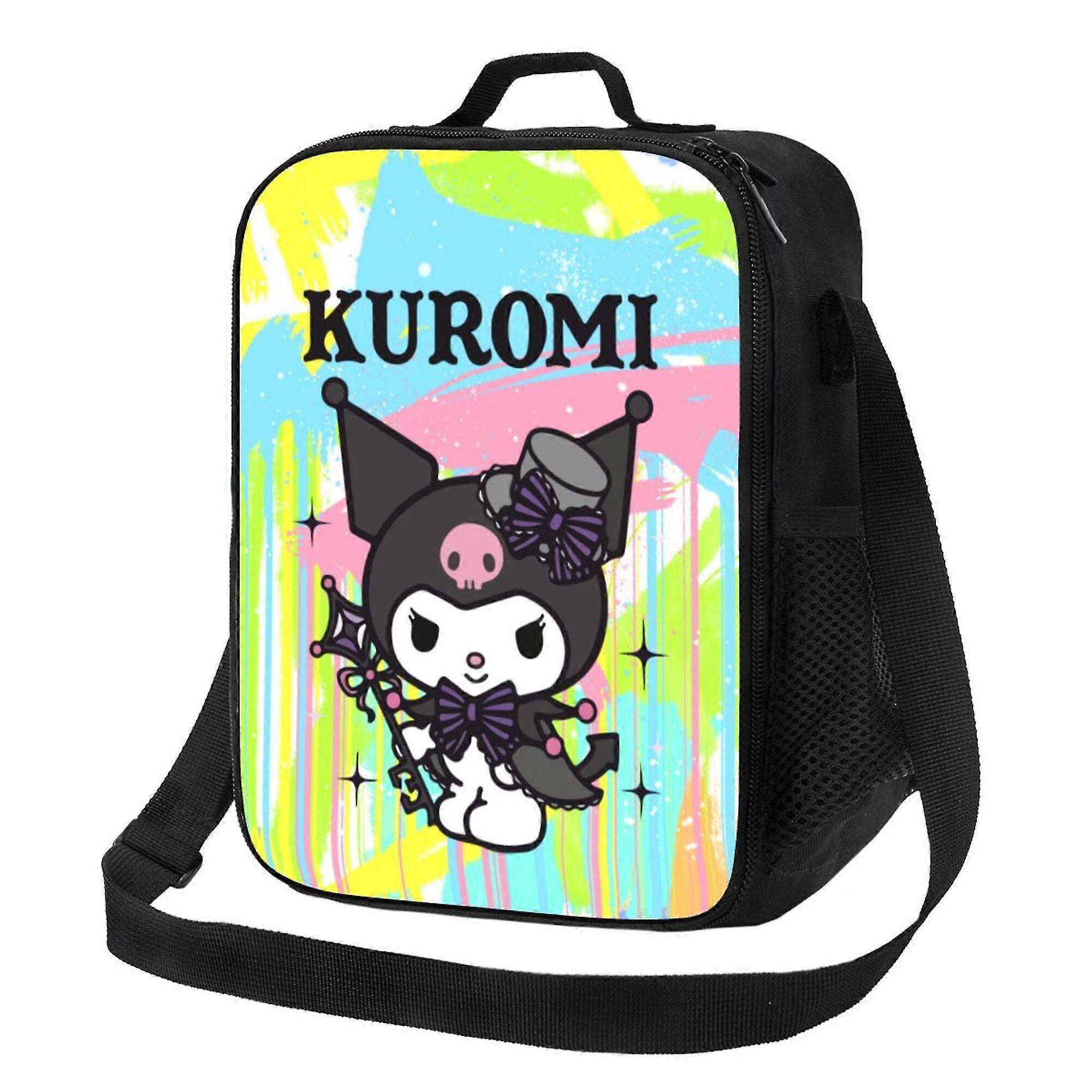 Sanrio Kuromi Lunch Bag Lunch Box Durable Lunch Tote Bag Portable Reusable Lunch Box Tote For Sport Picnic Cam -cnbv207