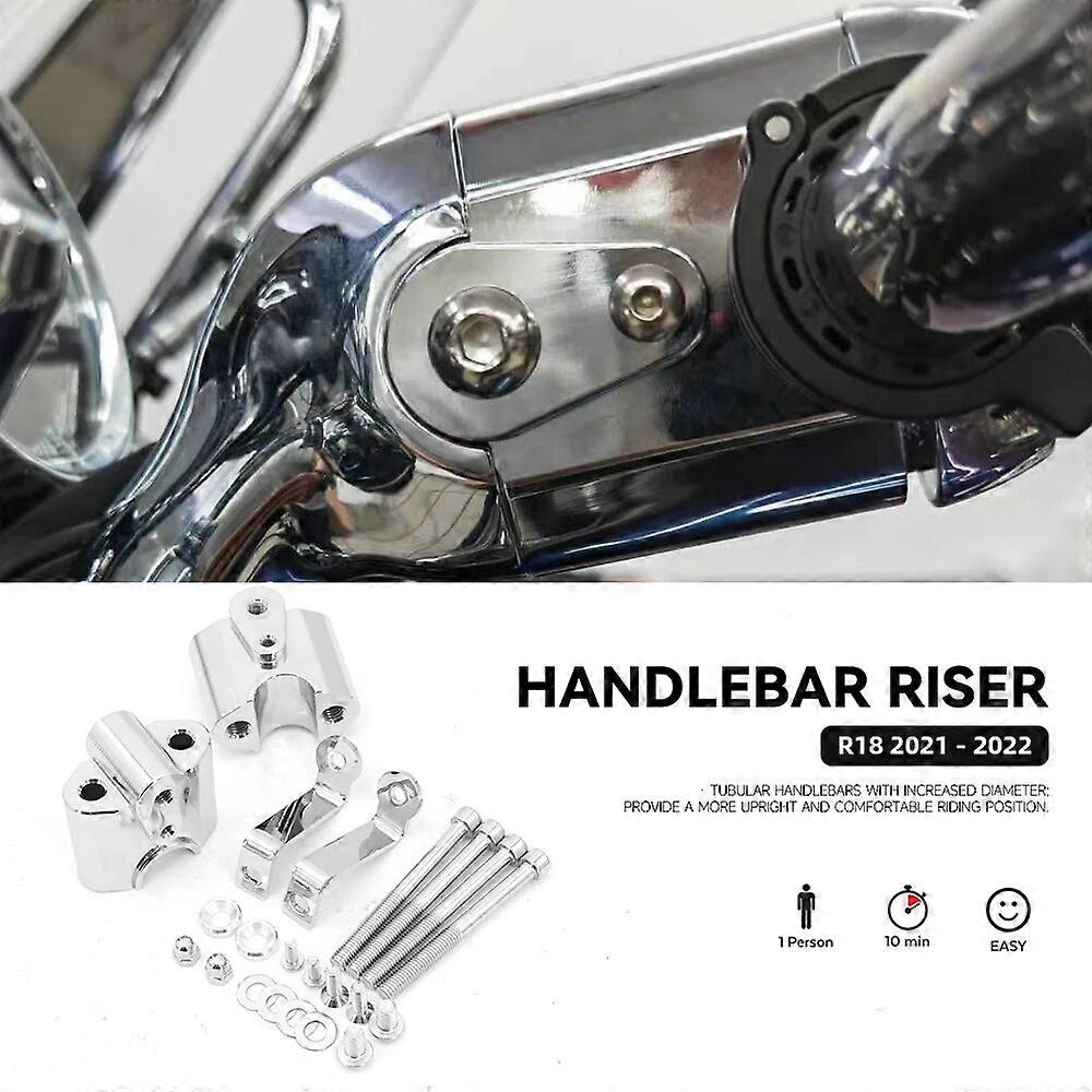 New 2021 2022 Motorcycle Accessories HandleBar Clamp Raised Adapter Handle bar Mount Riser For BMW R18 R 18 r18