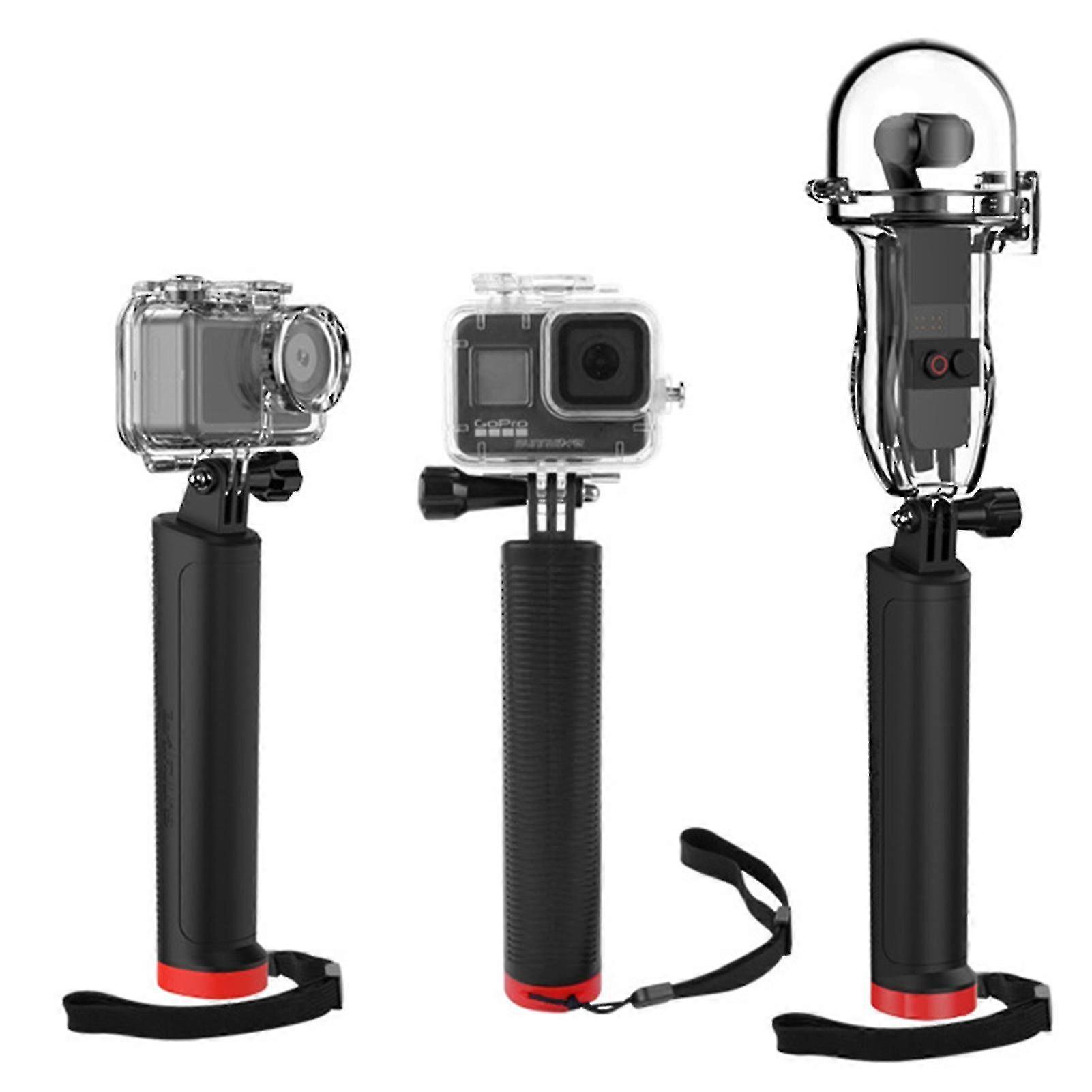 Floating Hand Grip For Action Camera Waterproof Selfie Stick With Lanyard