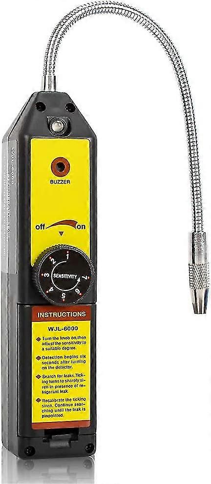 Freon Leak Detector, Wjl-6000 Refrigerant Hvac Leak Detector, Halogen Gas Sniffer