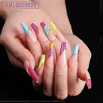 24pcs Short Press On Nails French Oval Fake Nails Dicas Acrílico Capa Completa Para Mulheres E Meninas