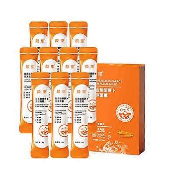 Facial Mask Carrot Foam Smear Mask Cleansing Shrink Pores Moisturizing Hydrating Jelly Film 40ml_c24070452