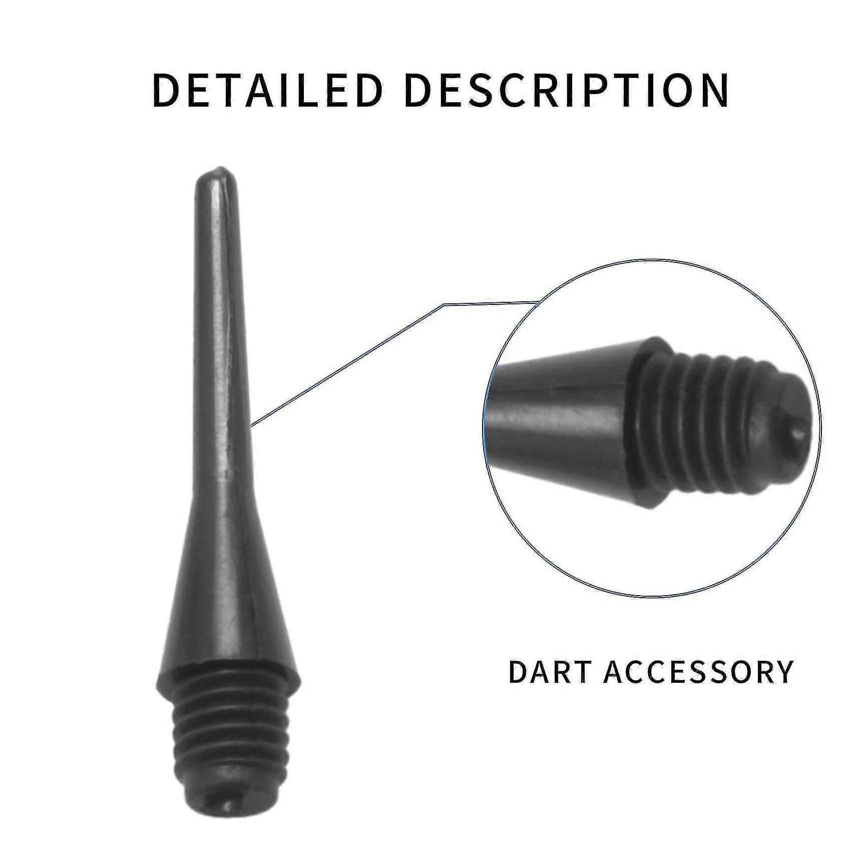 100 Pcs Durable Soft Tip Points Needle Replacement Set For Electronic Dart Professional Darts Tungs