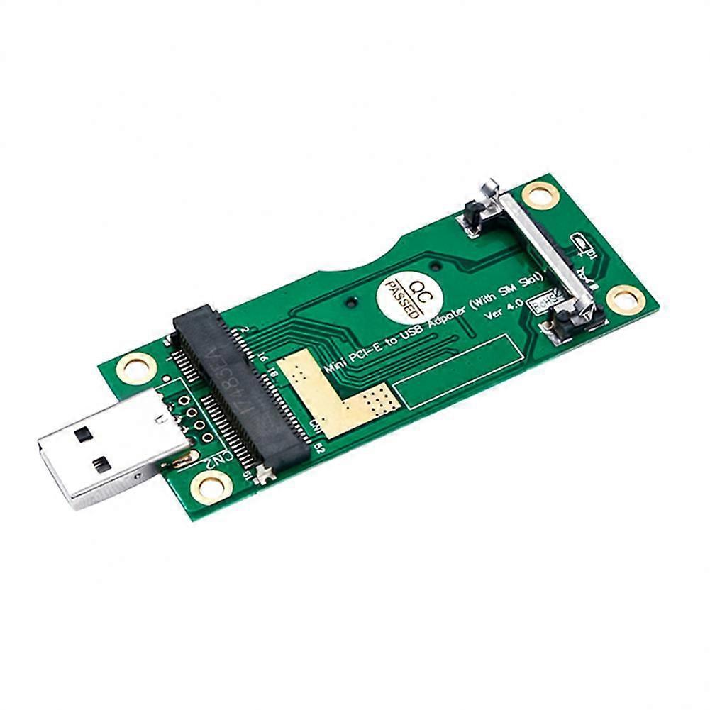 Mini PCI-E til USB-adapter med SIM 8Pin kortspor Plug and Play for WWAN / LTE-modul for Bitcoin Litecoin BTC-gruvedrift