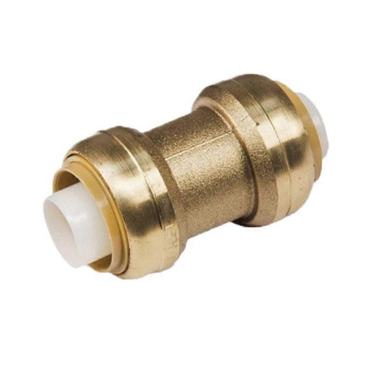 1/2 Inch (about 1.3 Cm) Coupler, Press-fit Brass Pipe Joint, Pipe, Copper Quickacting Connector