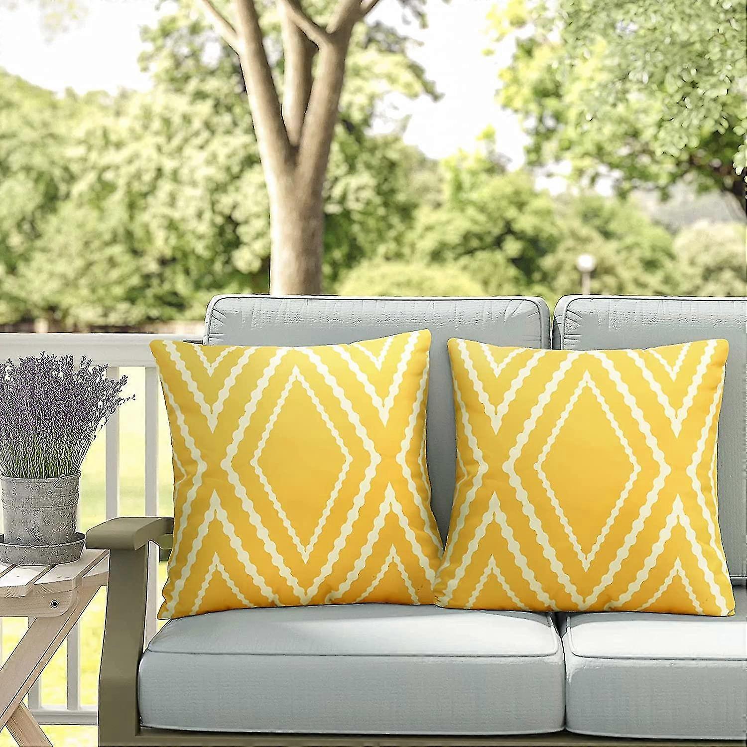 Outdoor Waterproof Boho Throw Pillow Covers