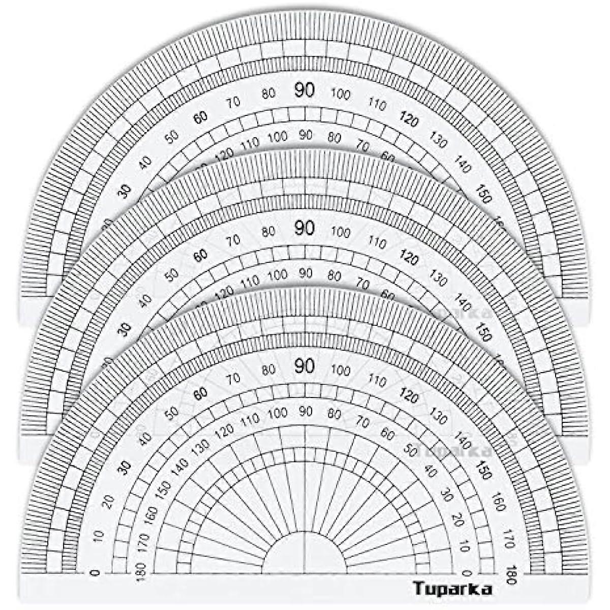 Protractor 10cm 180 degree Protractor for Angle Measurement