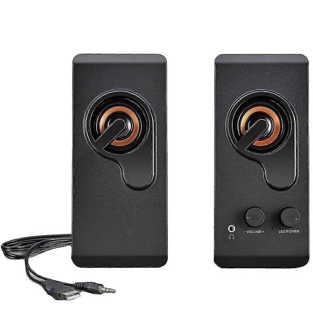 Computer Pc Speaker Stereo Sound Usb Powered Multimedia Speaker