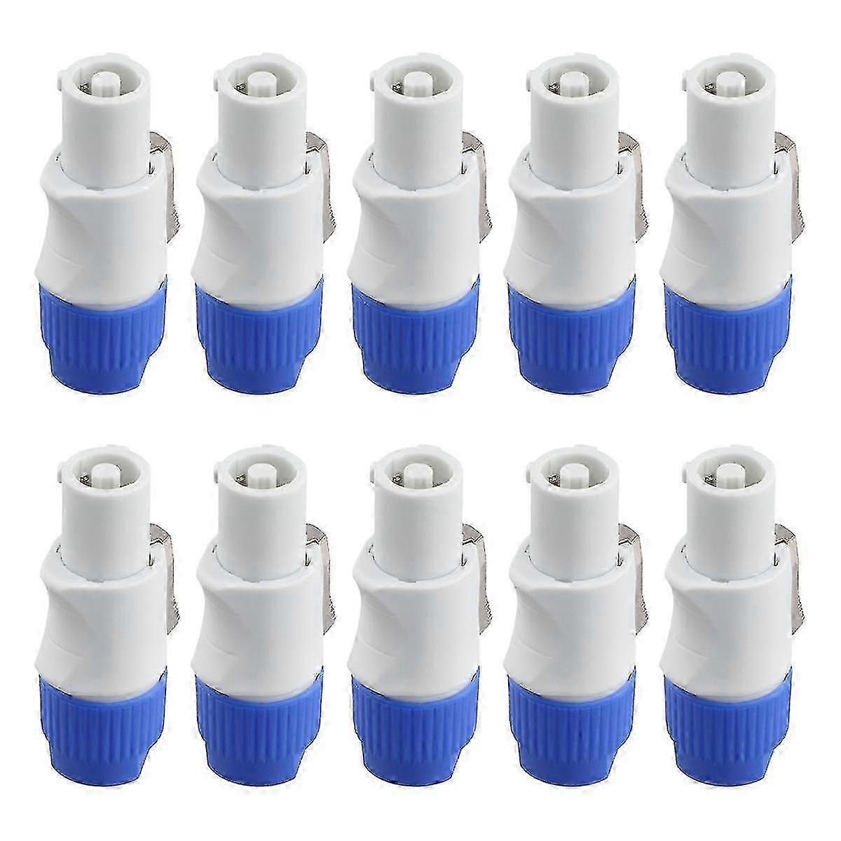 10pcs 3 Pin Male Powercon Connector Signal Input Jack For Beam Light Stage Light Power Output