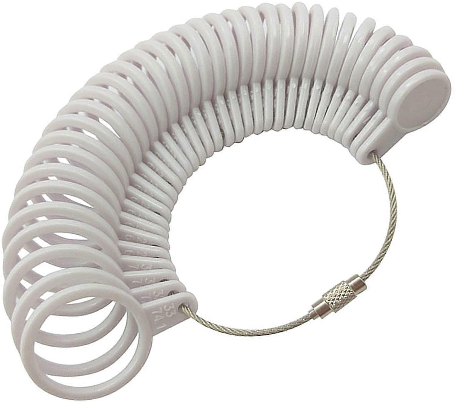 Ring Sizer - Finger Gauges Measuring Ring Tool 27 Pcs Size 1-13$Jewelry Finger Sizer Measuring Ring-Ring Sizing Finger Size Gauge Set 27Pcs Circle Mod