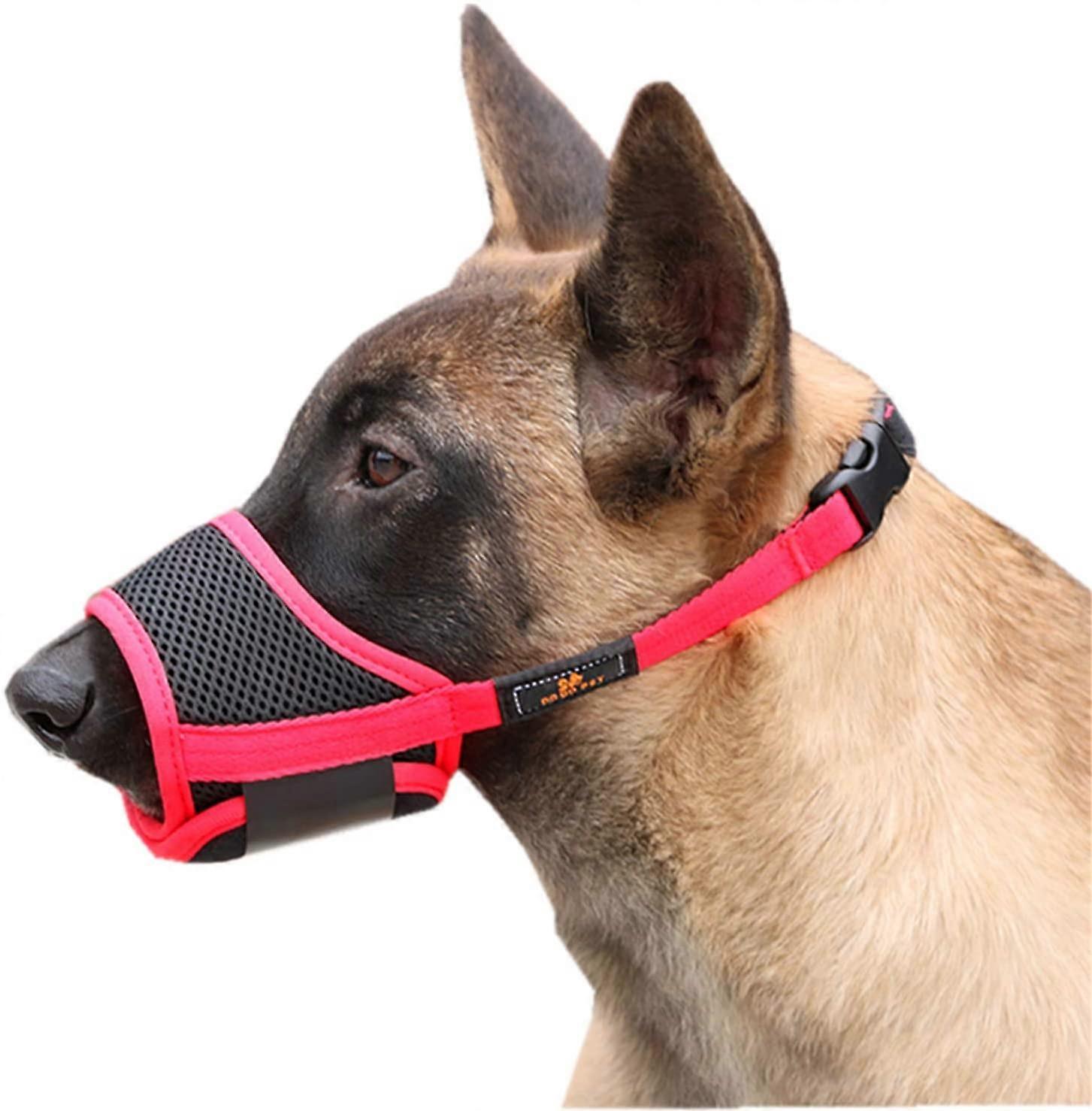 Dog Seasons Nylon Soft Snout Anti-Bite Bark Secure Mesh Breathable Pets Muzzle For Small Medium-Sized Dogs