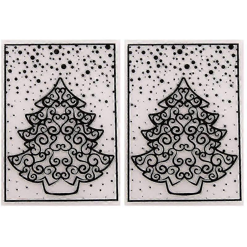 2pcs Embossing Templates For Paper Scrapbooking