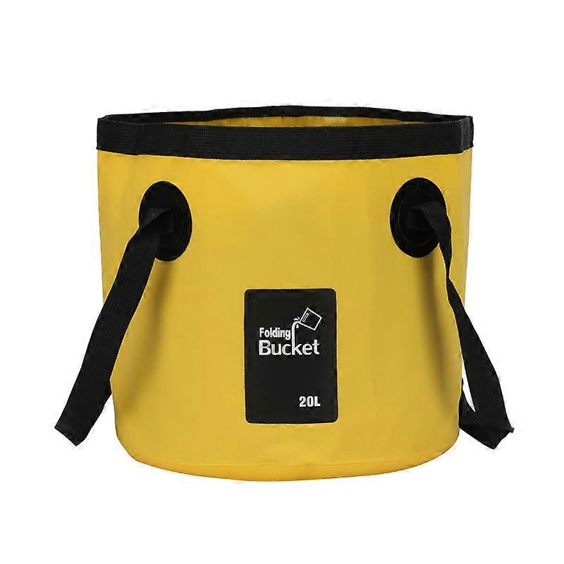 Water Bucket 20l Collapsible , Space Saving Wash Basin Collapsible Water Storage Container Collapsible Camping Bucket For Outdoor Travel Hiking Fishin