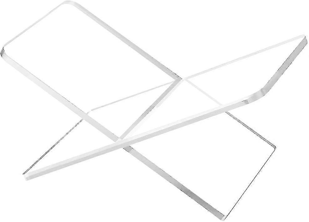 Acrylic Book Holder Open Book Display Stand Clear Acrylic Book Stand X Shaped Book Stand Coffee