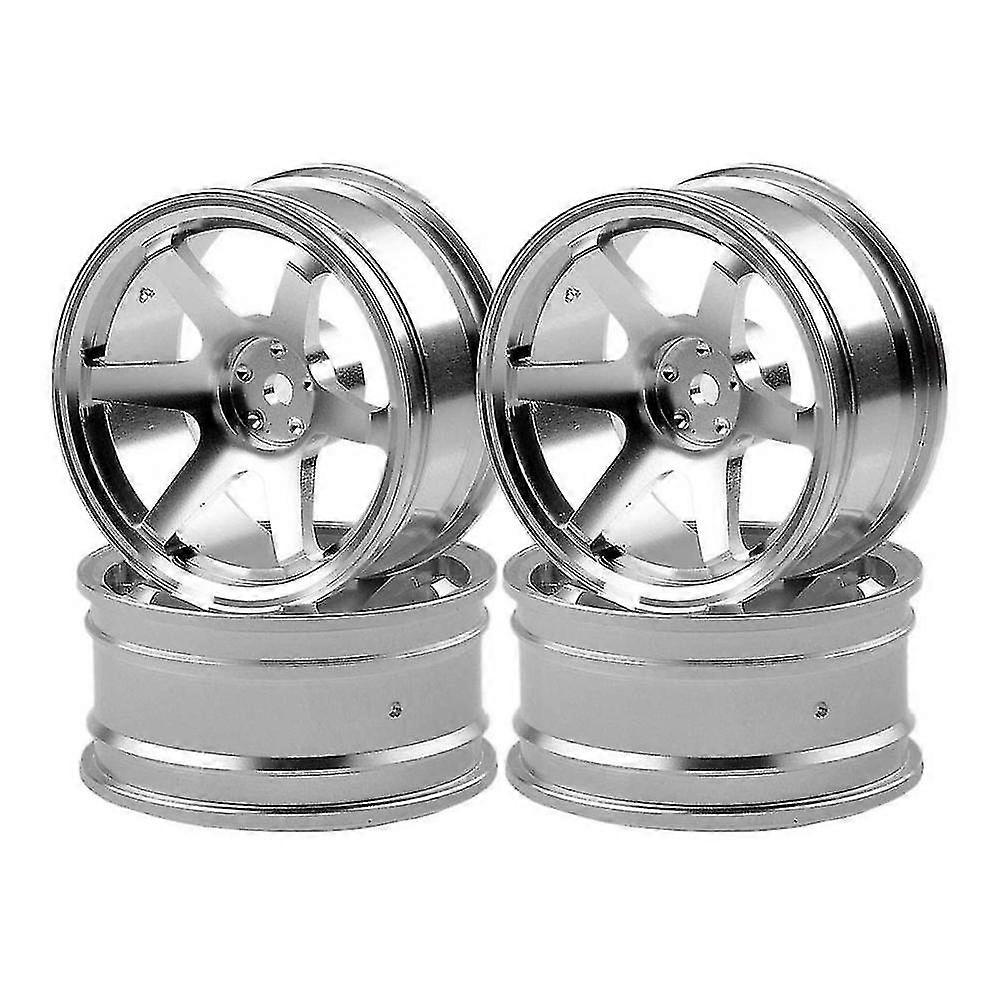 4p سبائك الألومنيوم 6 تكلم عجلة ريم ، فضي