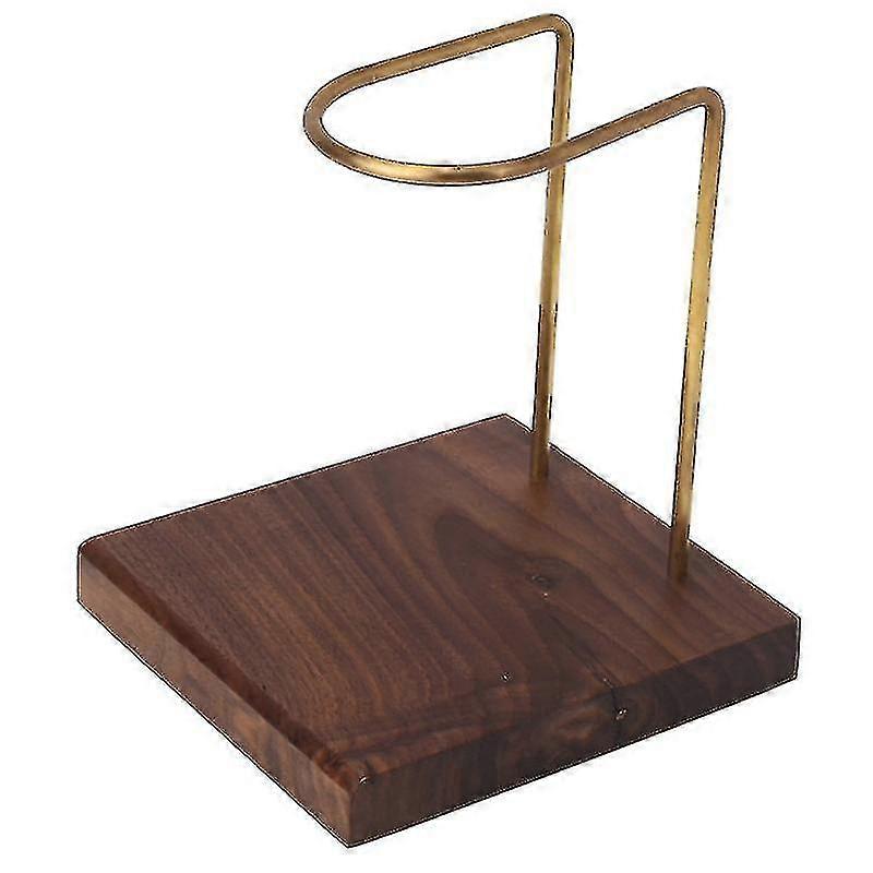 Manual Pour Over Drip Coffee Filter Cup Wood Bracket Tea Leaf Stand