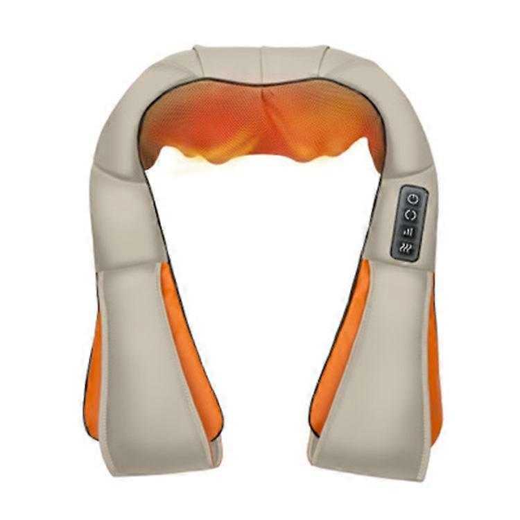 Shoulder massager with heating function 3D rotary massage adjustable speed