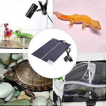 Reptilien-Heizmatte, Terrarienheizung, 7W einstellbares Reptilien-Heizkissen mit Temperaturregelung für Reptilien, Reptilien Schildkröte, Schildkröte, Schlangen, Eidechse,
