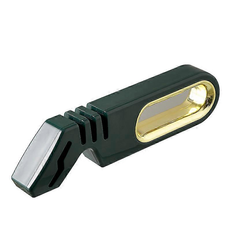 Green Four-in-one Knife Sharpener Whetstone Multifunctional Manual Sharpener Sharpening Scissors Kitchen Knife Kitchen Tools