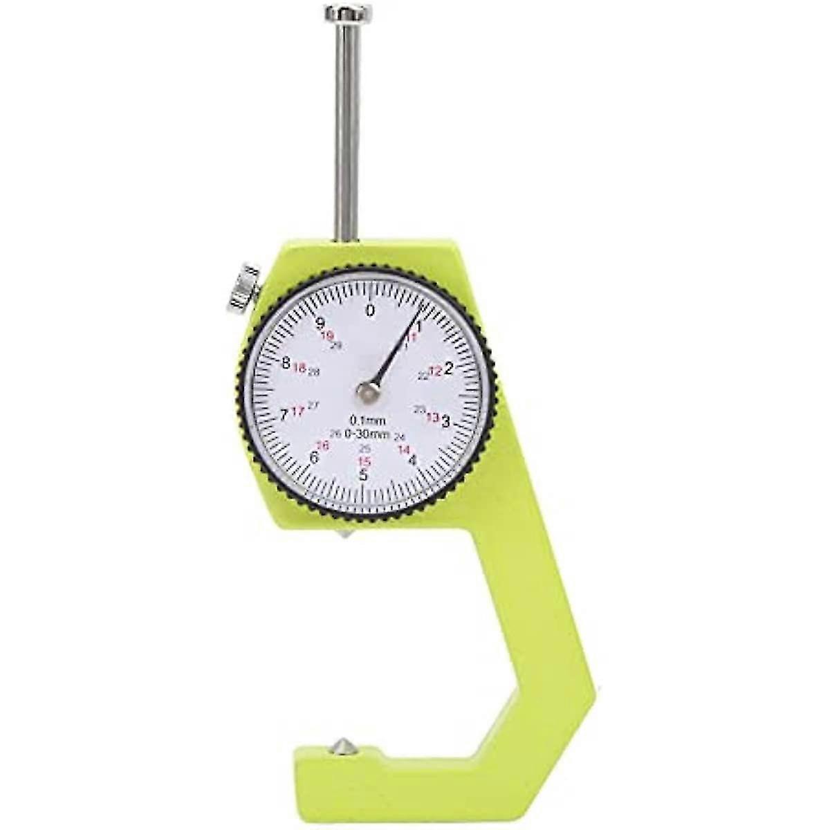 Thickness Meter 01mm Resolut Thickness Gau 0 To 30mm Measure Ran Handheld Dial Plate Thickness Gau C