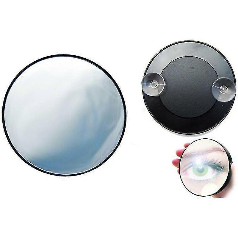 Suction Cup Mirror With 15x Magnification, Cosmetic Mirror