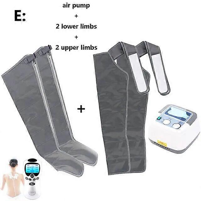 Syeosye 8 חלל דחיסת אוויר מעסה רגל רגל טיפול אינפרא אדום זרוע מותניים עטיפות אוויר פנאומטיות מרגיעות הקלה בכאב