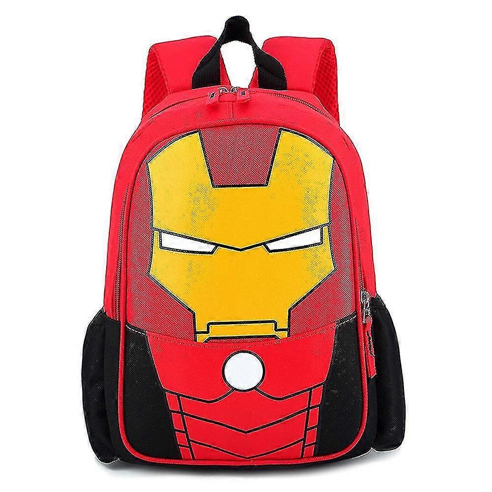 kindergarten spider man children's school backpackred