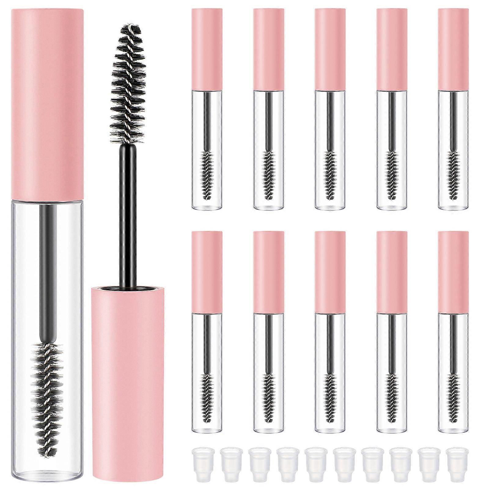 Minkissy 10PCS 10ml Empty Mascara Tubes DIY Eyelash Cream Container Makeup Tool Reusable Dispenser Bottle