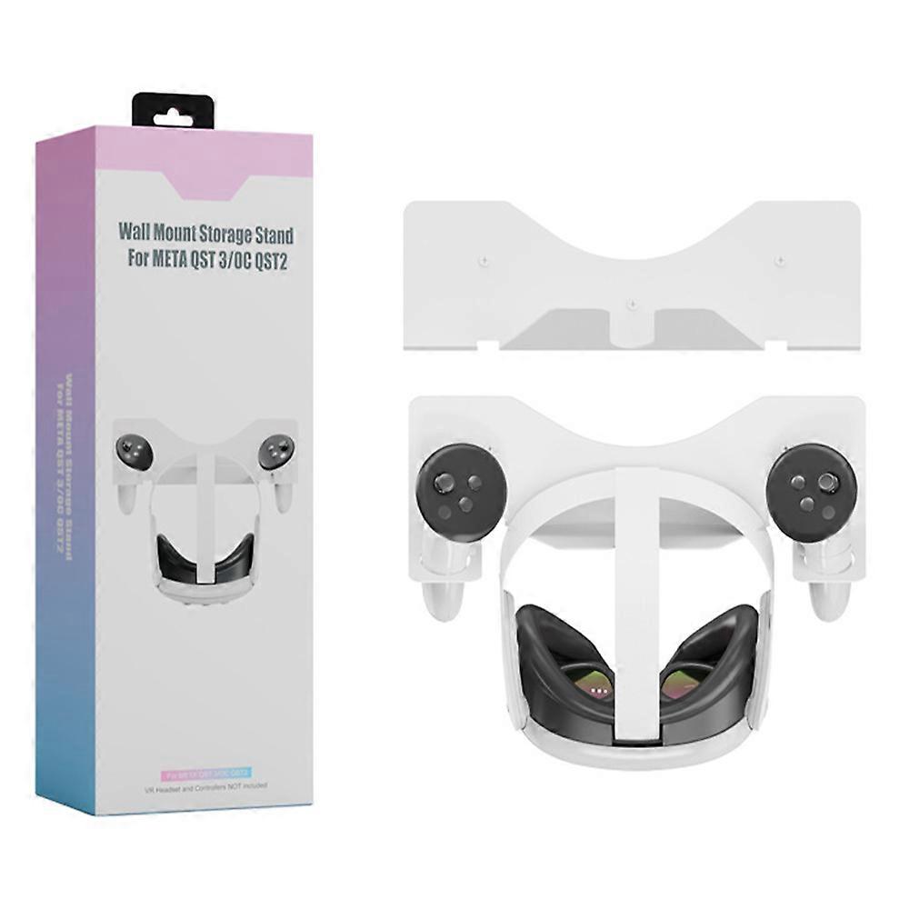 VR Wall Mount for Meta Quest 3/Oculus quest2, for Meta Quest 3/Oculus quest2 Stable Wall Stand Bracket Vr Headset Controller Display