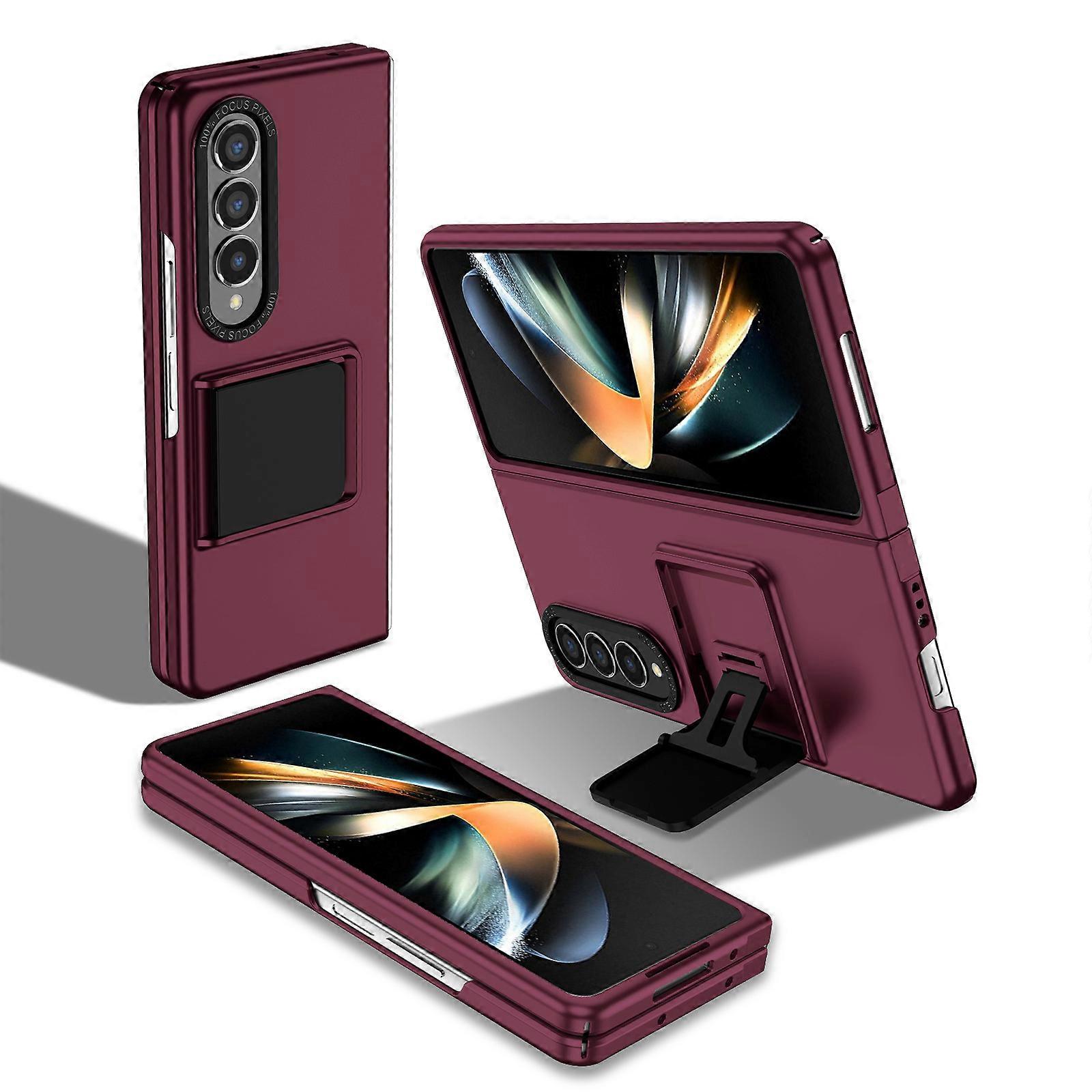 Phone Case for Samsung Galaxy Z Flip 6 with Invisible Fliping Kickstand Stand, Hard PC Material, Impact-Resistant and Drop-Resistant Shockproof Protec
