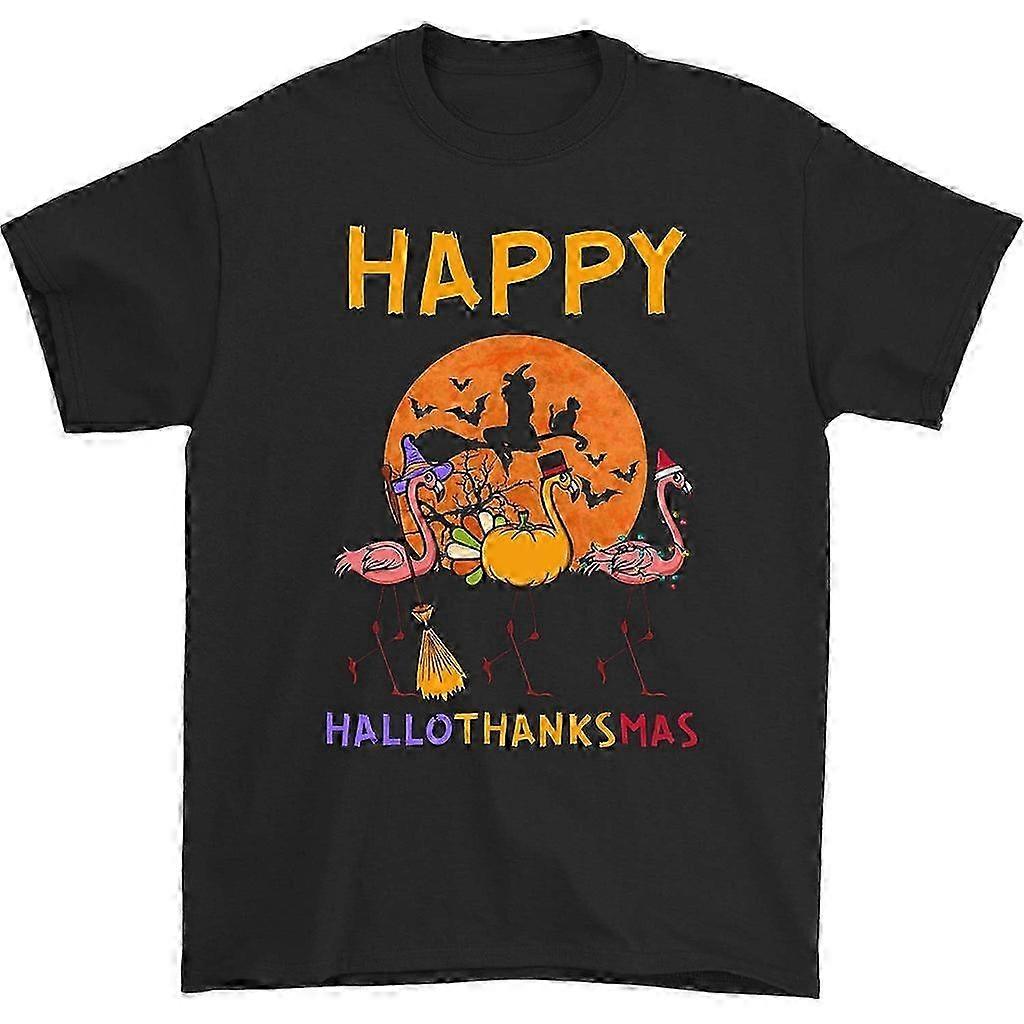 Happy Hallothanksmas 90s Crew Neck T-paita